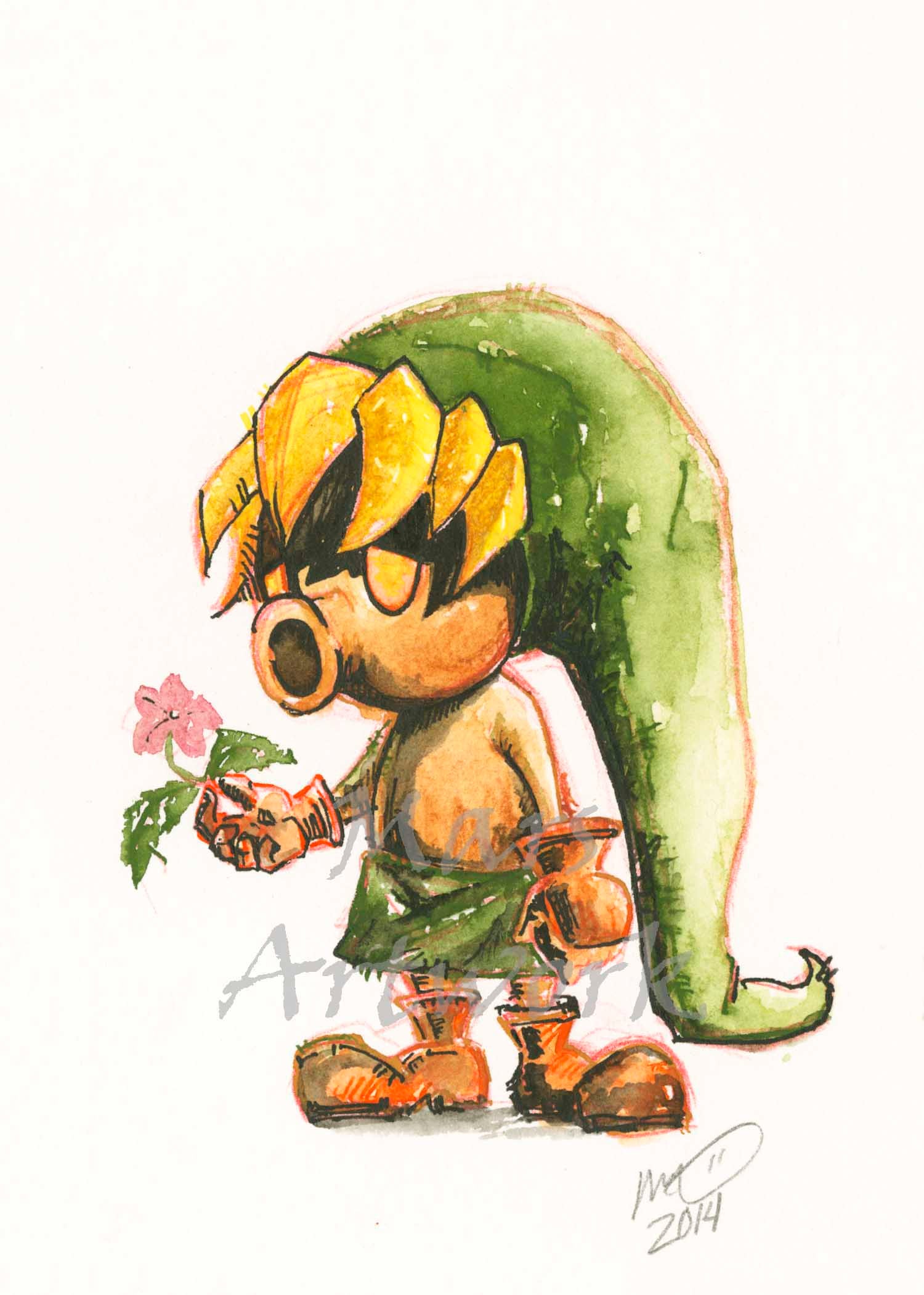 Deku Link, image size:1500x2100